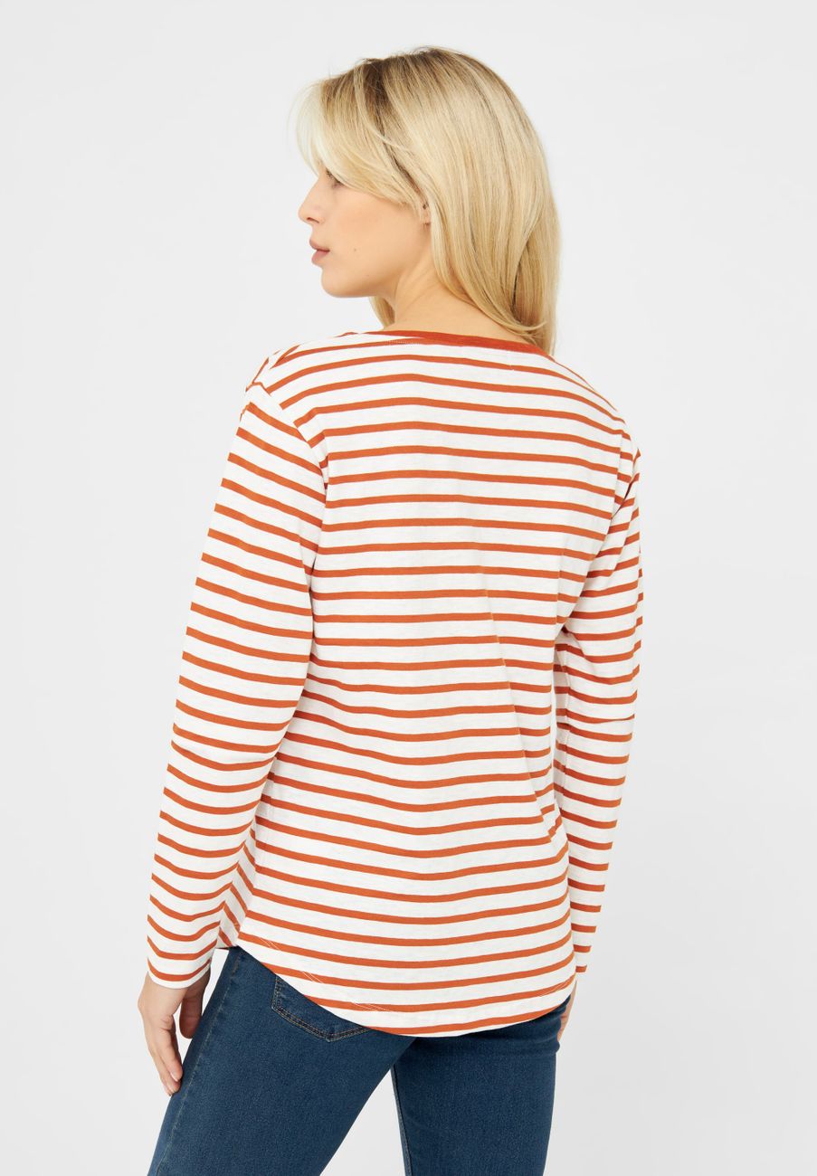 DERBE HAMBURG W-03-LSFL-ROBBENSCHNUTE Damen Langarmshirt - Derbe Hamburg - SAGATOO - 4251634779244